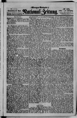 National-Zeitung vom 26.04.1862