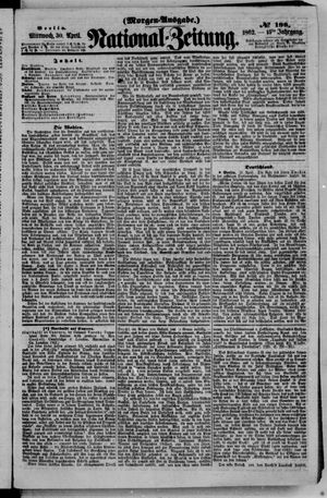 Nationalzeitung vom 30.04.1862