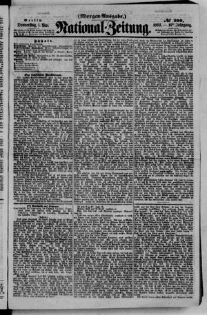 Nationalzeitung vom 01.05.1862