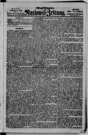 Nationalzeitung vom 12.05.1862