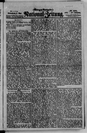 Nationalzeitung vom 17.05.1862