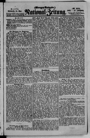 Nationalzeitung vom 28.05.1862