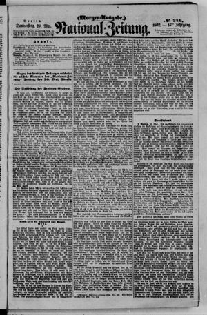 Nationalzeitung vom 29.05.1862