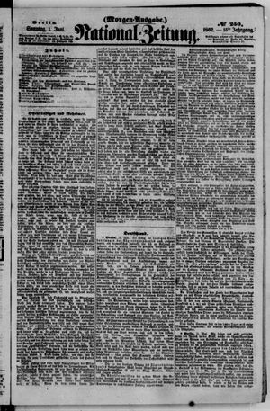 Nationalzeitung vom 01.06.1862