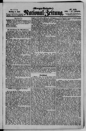Nationalzeitung vom 06.06.1862