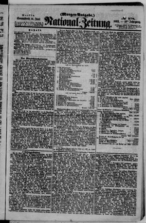 Nationalzeitung vom 14.06.1862