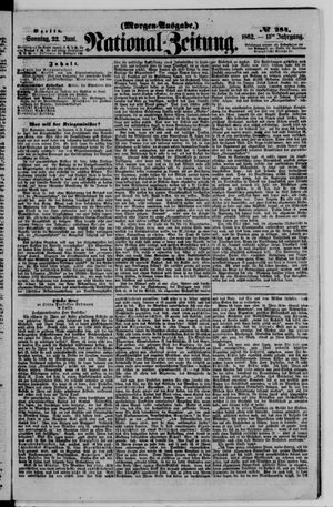Nationalzeitung vom 22.06.1862