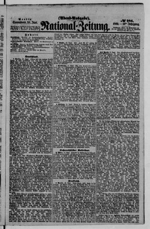 Nationalzeitung vom 28.06.1862