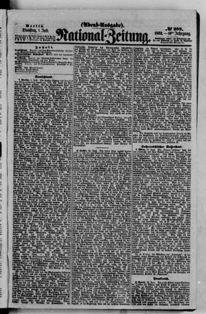 National-Zeitung vom 01.07.1862