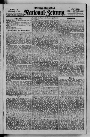 Nationalzeitung vom 02.07.1862
