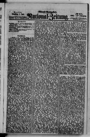 National-Zeitung vom 08.07.1862