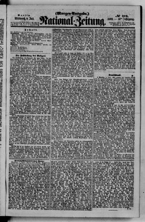 Nationalzeitung vom 09.07.1862