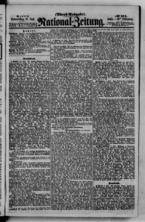 Nationalzeitung vom 10.07.1862