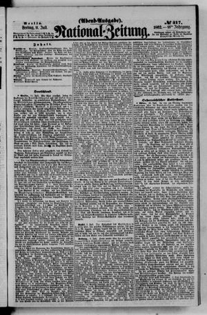 National-Zeitung vom 11.07.1862