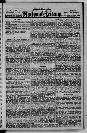 Nationalzeitung vom 12.07.1862