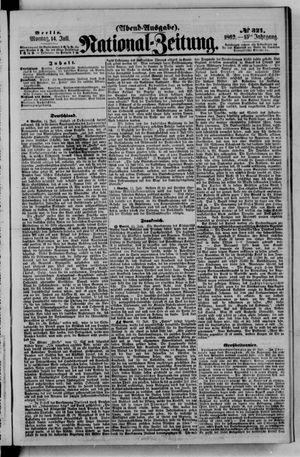 Nationalzeitung vom 14.07.1862