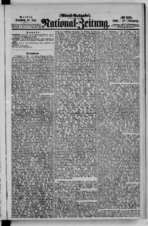 Nationalzeitung vom 15.07.1862