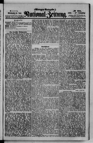 Nationalzeitung vom 23.07.1862