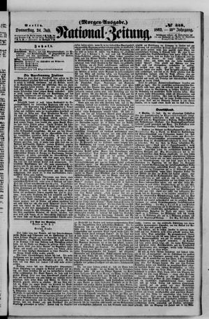 Nationalzeitung vom 24.07.1862