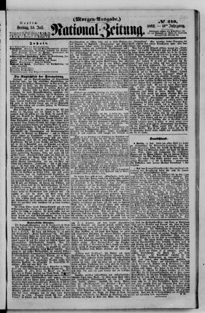 Nationalzeitung vom 25.07.1862