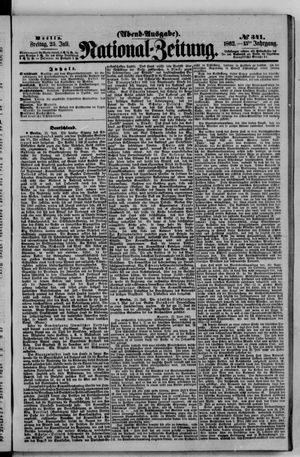 Nationalzeitung vom 25.07.1862