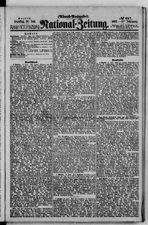 Nationalzeitung vom 29.07.1862