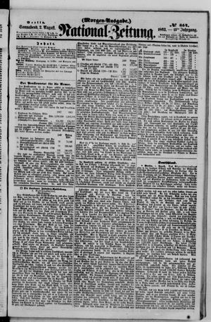 Nationalzeitung vom 02.08.1862