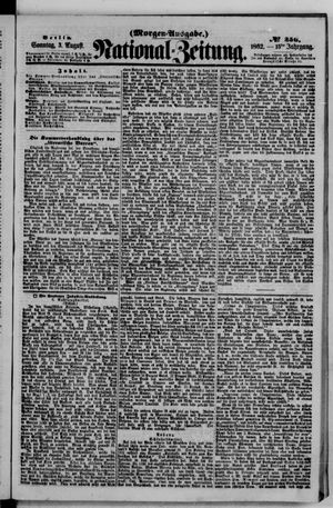 Nationalzeitung vom 03.08.1862