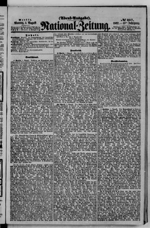 Nationalzeitung vom 04.08.1862