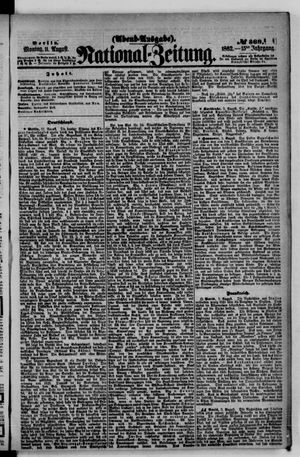 Nationalzeitung vom 11.08.1862