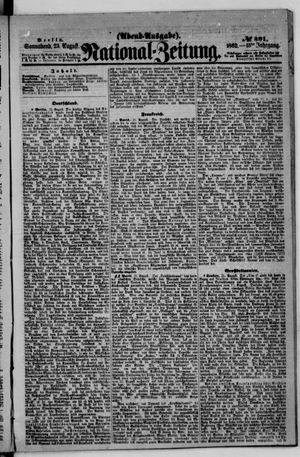 National-Zeitung vom 23.08.1862