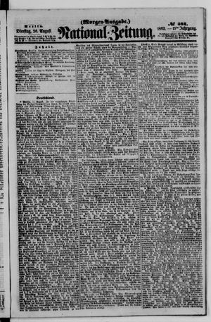 Nationalzeitung vom 26.08.1862