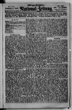 Nationalzeitung vom 13.09.1862