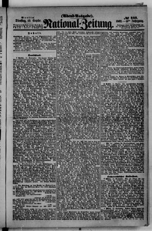 National-Zeitung vom 23.09.1862