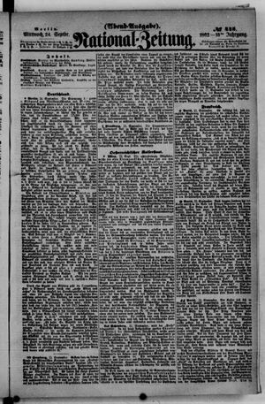 Nationalzeitung vom 24.09.1862