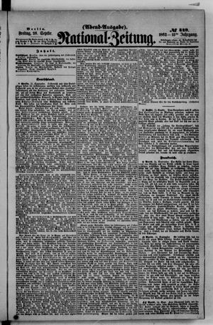 National-Zeitung vom 26.09.1862