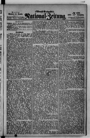 National-Zeitung vom 29.09.1862