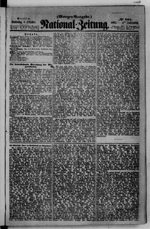 Nationalzeitung vom 05.10.1862
