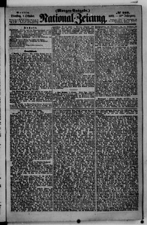Nationalzeitung vom 07.10.1862
