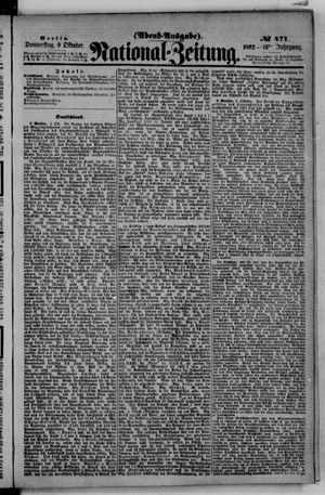 Nationalzeitung vom 09.10.1862