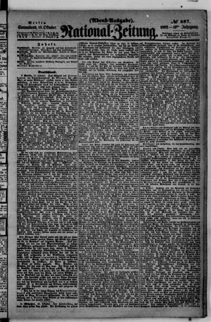 Nationalzeitung vom 18.10.1862