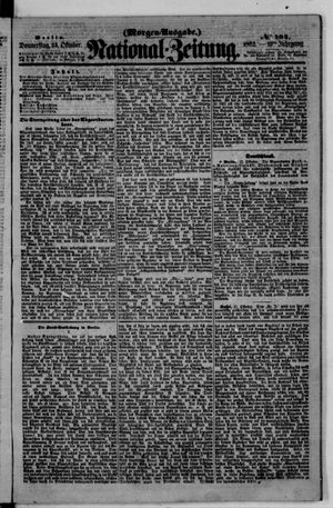 National-Zeitung vom 23.10.1862