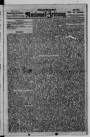 National-Zeitung vom 23.10.1862