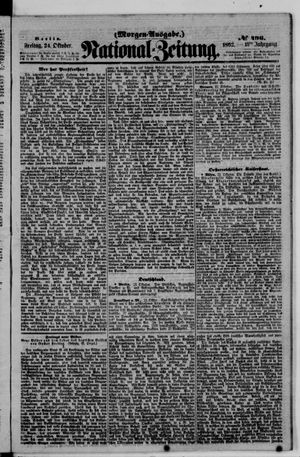 National-Zeitung vom 24.10.1862
