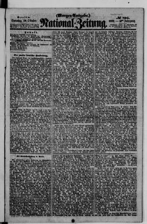 National-Zeitung vom 26.10.1862
