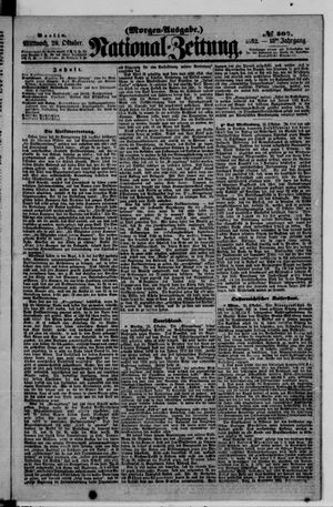 National-Zeitung vom 29.10.1862