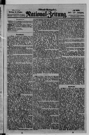 National-Zeitung vom 31.10.1862