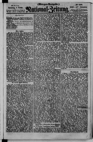 Nationalzeitung vom 09.11.1862