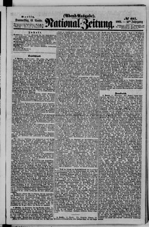 Nationalzeitung vom 13.11.1862