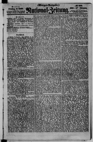 Nationalzeitung vom 18.11.1862
